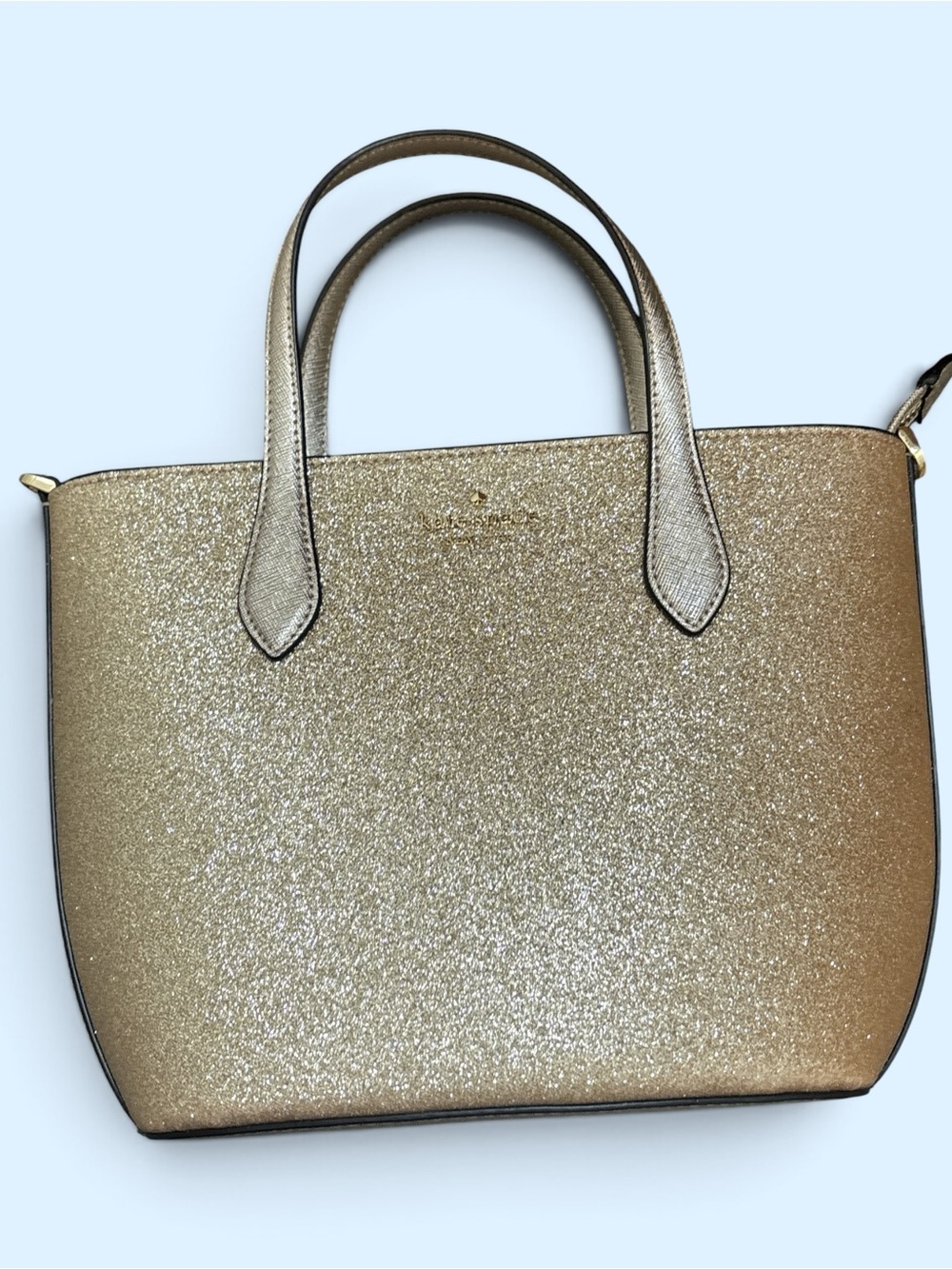 Kate Spade Metallic Gold Tote Bag no strap